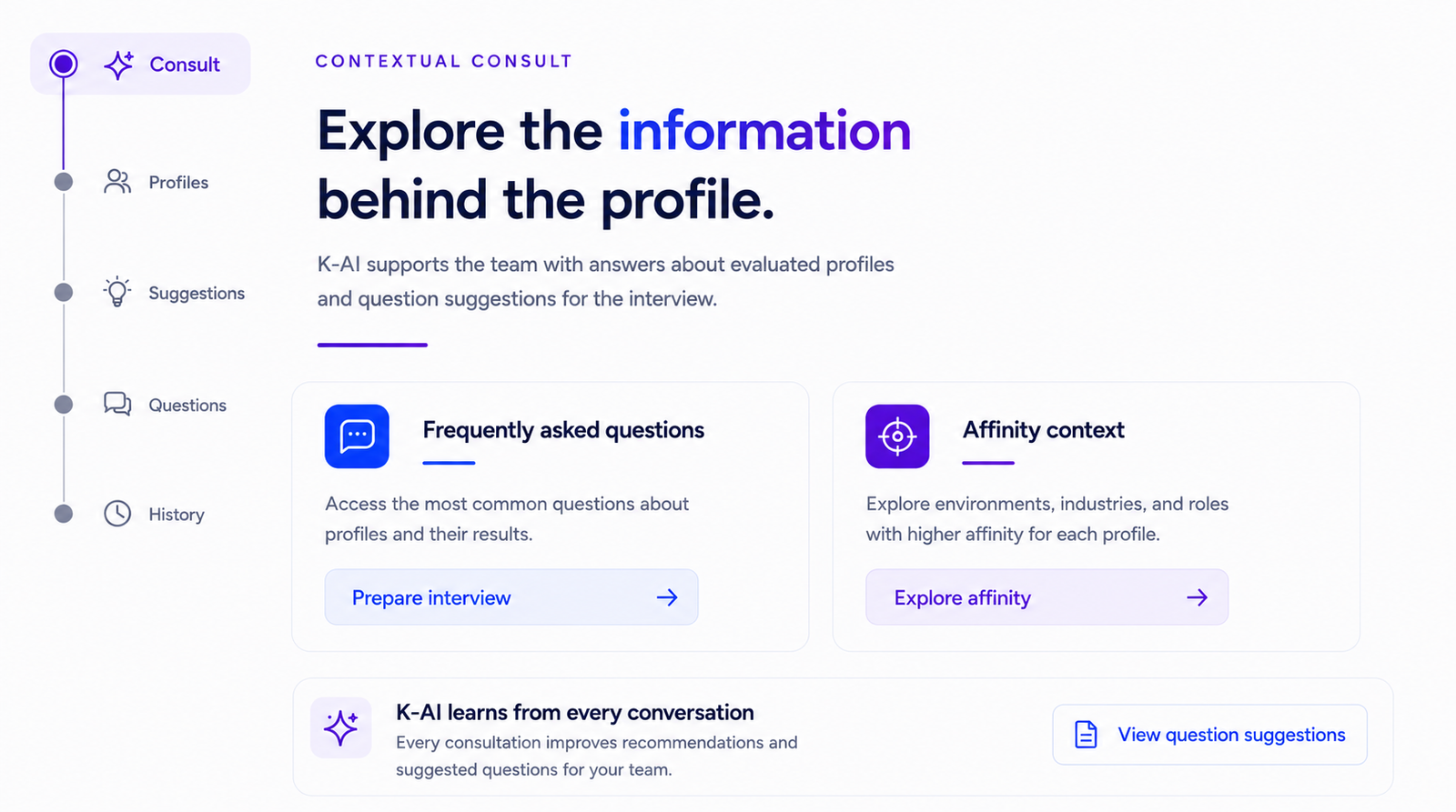 K·AI — copiloto de talento para consultas contextuales sobre perfiles evaluados